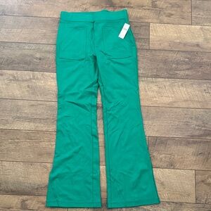 Maeve Green Flare Pants